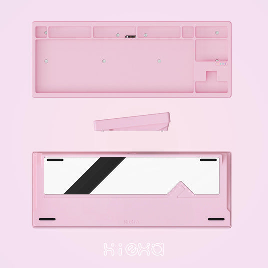 Hiexa V80 - Brushed PVD 80% Wireless Custom Mechanical Keyboard