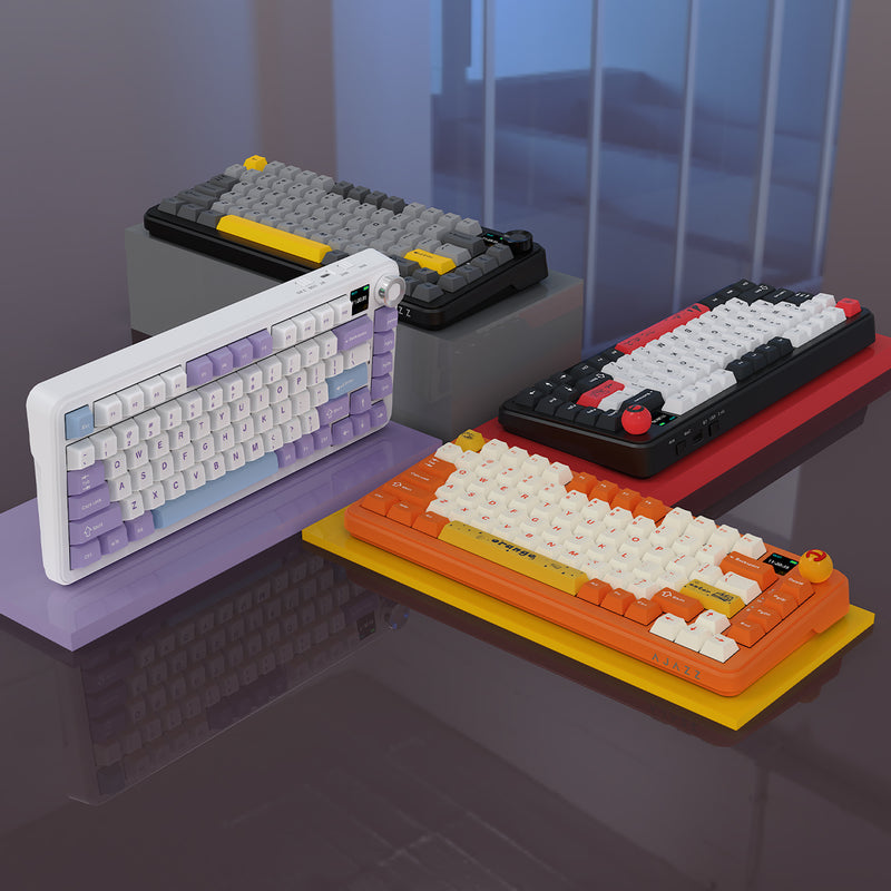 Load image into Gallery viewer, AJAZZ AK820 Max Plus 75% (Screen) Wireless Mechanical Keyboard