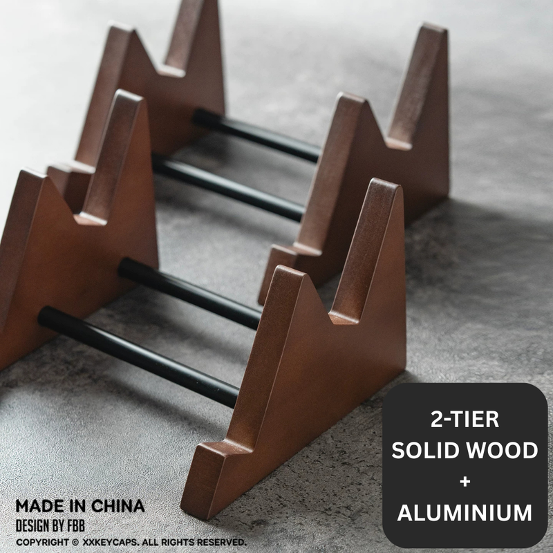 Load image into Gallery viewer, Wooden Keyboard Stand (2 Tier)