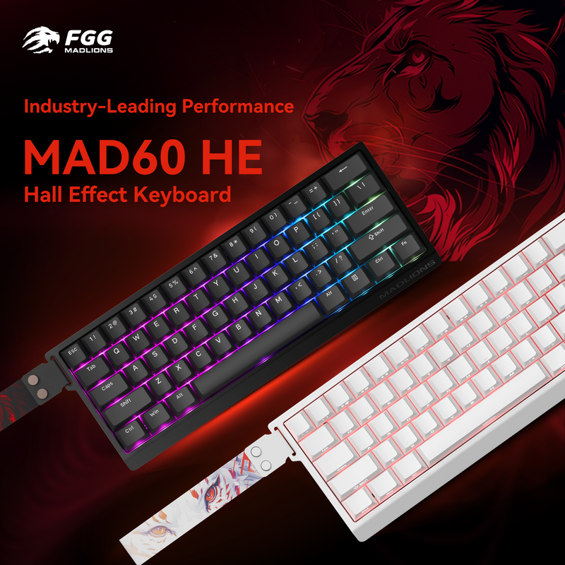 Load image into Gallery viewer, Madlions MAD60 V2 Flagship RGB Hall Effect Keyboard (Everfree Kunlun)