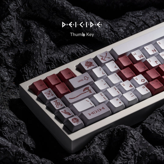 THUMB KEY X DOMIKEY DEICIDE Dye-Sub Cherry Profile Keycaps