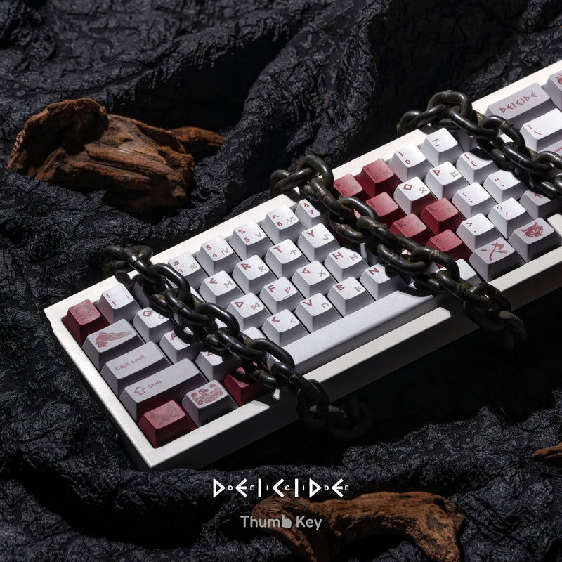 Load image into Gallery viewer, THUMB KEY X DOMIKEY DEICIDE Dye-Sub Cherry Profile Keycaps
