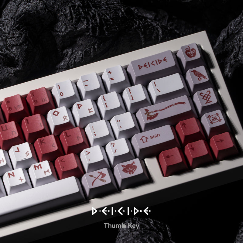 Load image into Gallery viewer, THUMB KEY X DOMIKEY DEICIDE Dye-Sub Cherry Profile Keycaps