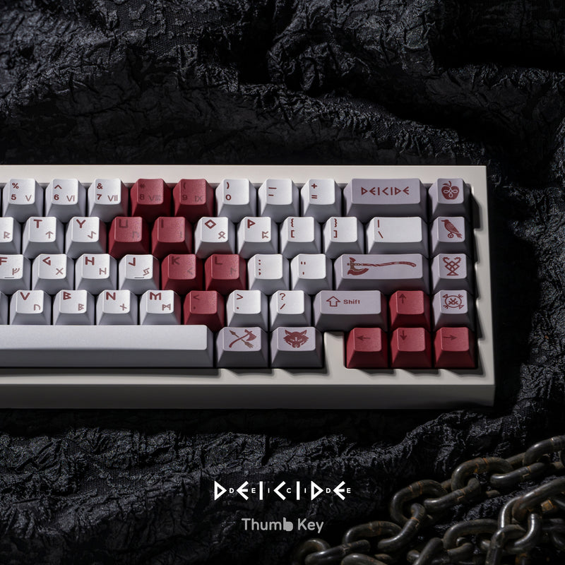 Load image into Gallery viewer, THUMB KEY X DOMIKEY DEICIDE Dye-Sub Cherry Profile Keycaps