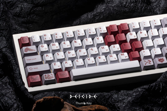 THUMB KEY X DOMIKEY DEICIDE Dye-Sub Cherry Profile Keycaps
