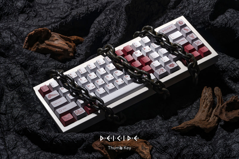 Load image into Gallery viewer, THUMB KEY X DOMIKEY DEICIDE Dye-Sub Cherry Profile Keycaps