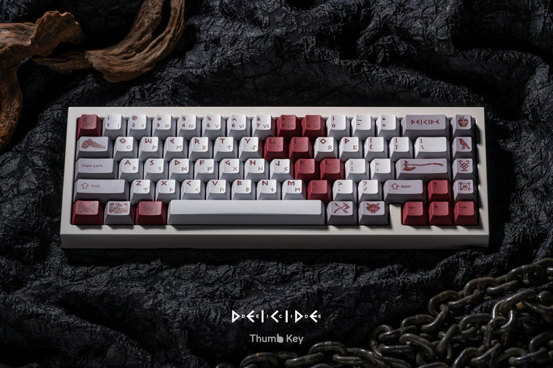Load image into Gallery viewer, THUMB KEY X DOMIKEY DEICIDE Dye-Sub Cherry Profile Keycaps