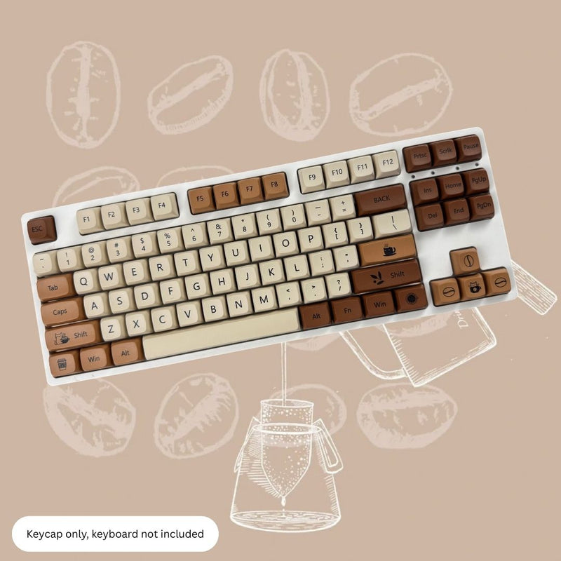 Load image into Gallery viewer, Coffee Cat XDA Keycap Set