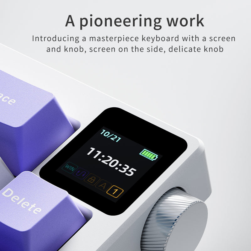 Load image into Gallery viewer, AJAZZ AK650 V2 65% Wireless Mechanical Keyboard