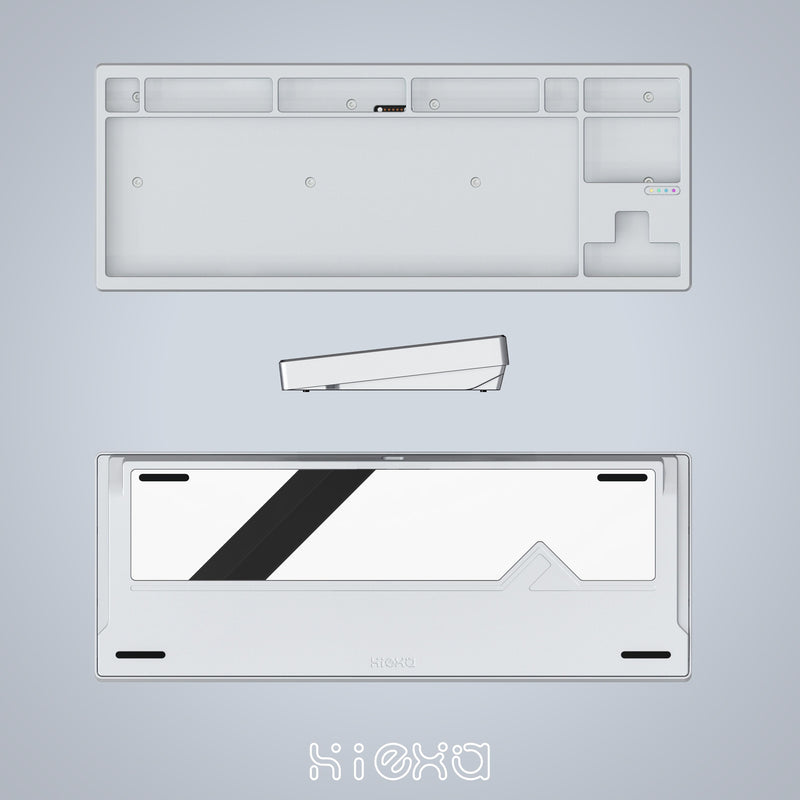 Load image into Gallery viewer, Hiexa V80 - Brushed PVD 80% Wireless Custom Mechanical Keyboard