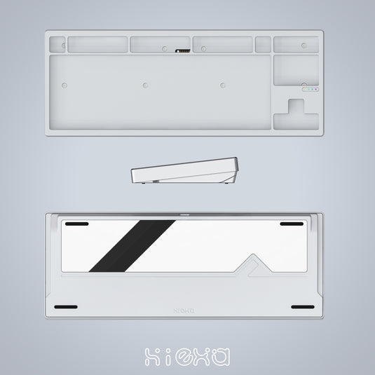 Hiexa V80 - Brushed PVD 80% Wireless Custom Mechanical Keyboard