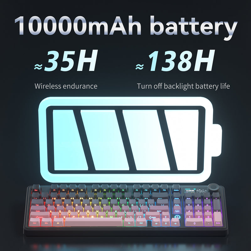 Load image into Gallery viewer, AJAZZ AK980 V2 Wireless Mechanical Keyboard