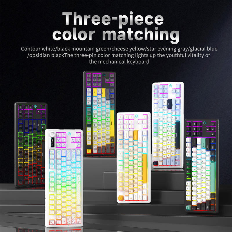 Load image into Gallery viewer, AJAZZ AK870 TKL Wireless Mechanical Keyboard