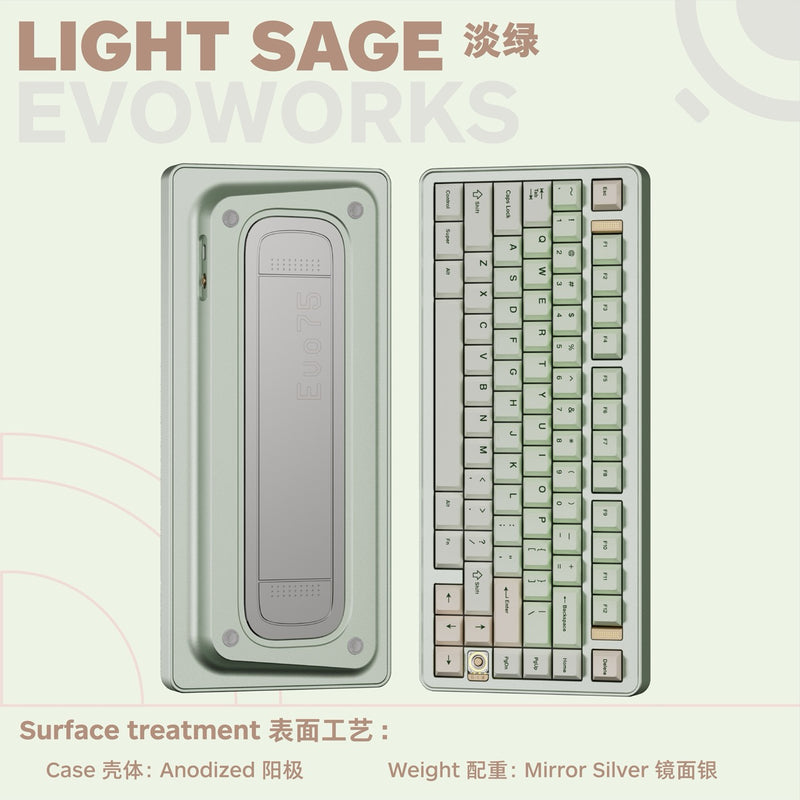 Load image into Gallery viewer, Evo75 Aluminum Hotswap Wireless Keyboard