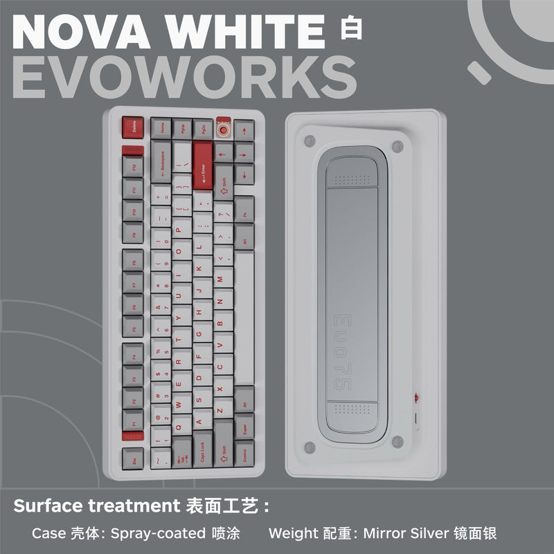Load image into Gallery viewer, Evo75 Aluminum Hotswap Wireless Keyboard