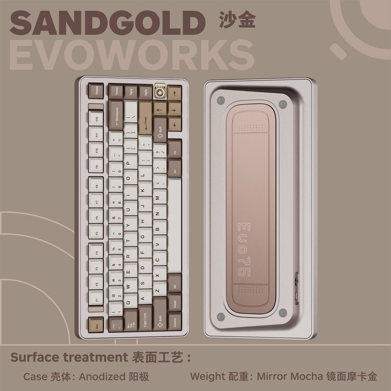 Load image into Gallery viewer, Evo75 Aluminum Hotswap Wireless Keyboard