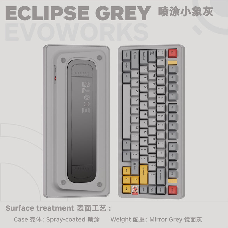 Load image into Gallery viewer, Evo75 Aluminum Hotswap Wireless Keyboard