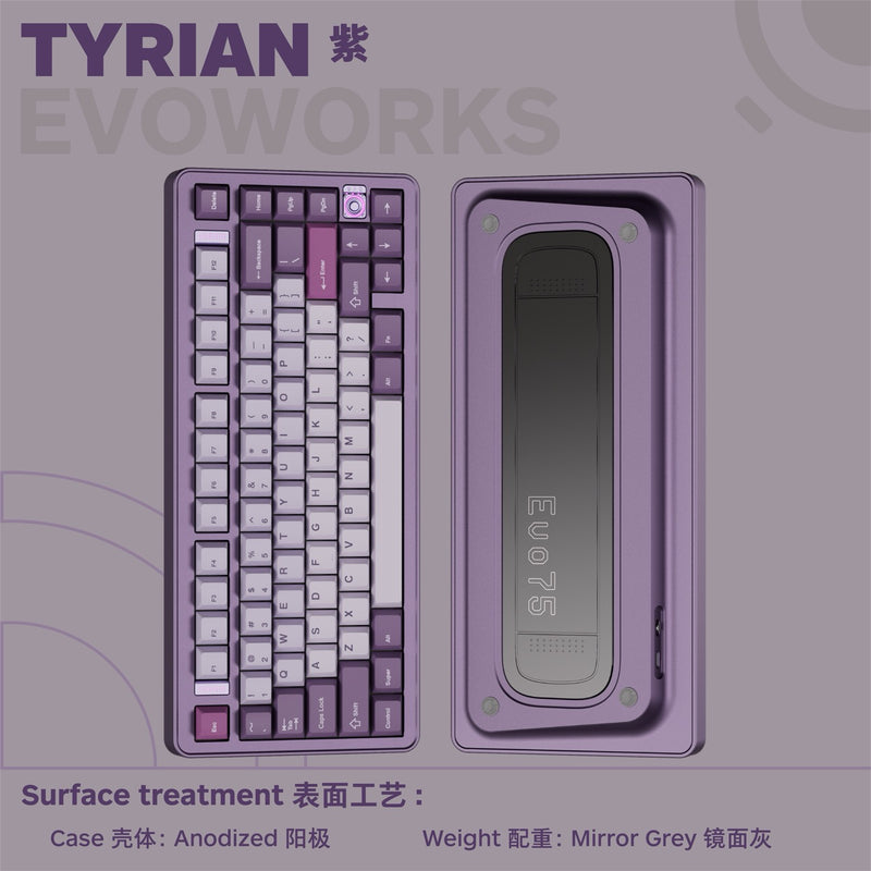 Load image into Gallery viewer, Evo75 Aluminum Hotswap Wireless Keyboard