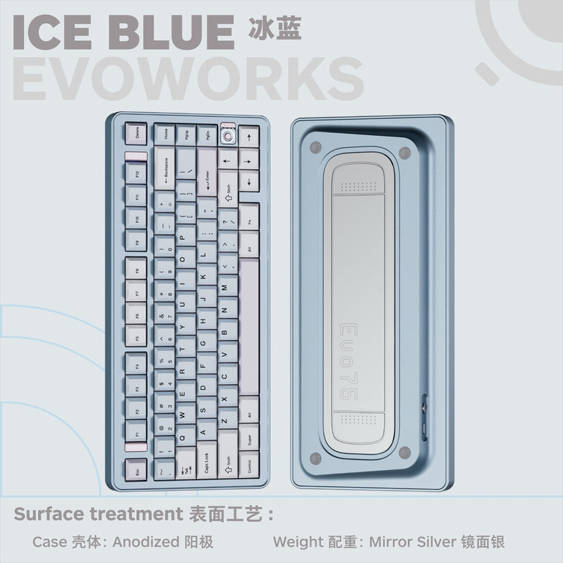 Load image into Gallery viewer, Evo75 Aluminum Hotswap Wireless Keyboard