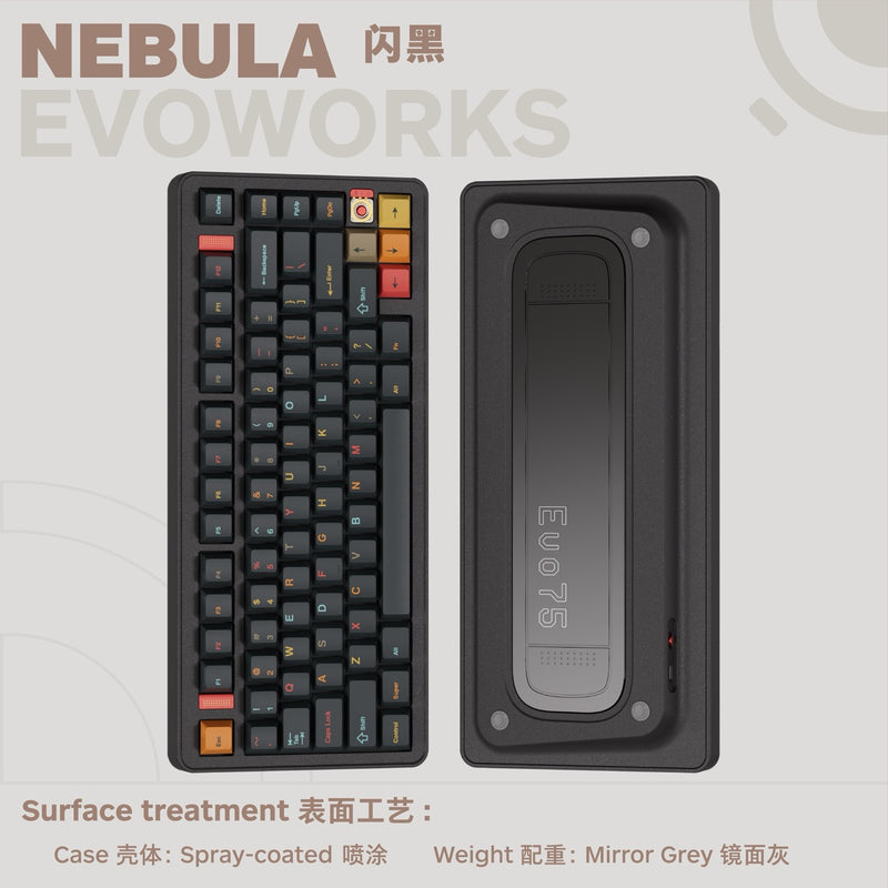 Load image into Gallery viewer, Evo75 Aluminum Hotswap Wireless Keyboard