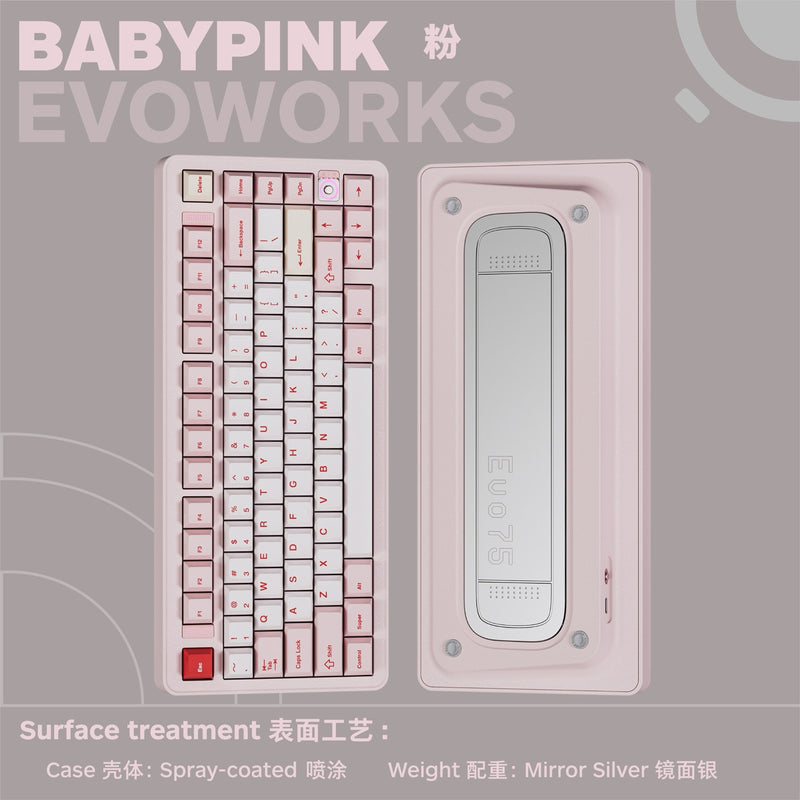 Load image into Gallery viewer, Evo75 Aluminum Hotswap Wireless Keyboard
