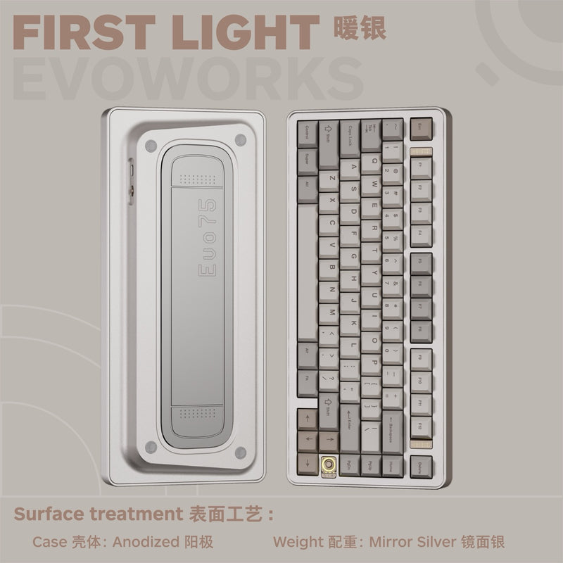 Load image into Gallery viewer, Evo75 Aluminum Hotswap Wireless Keyboard