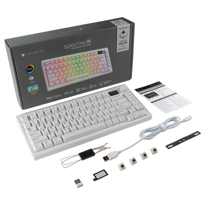Load image into Gallery viewer, Tecware Spectre 75 Wireless Gaming Mechanical Keyboard Keyboard