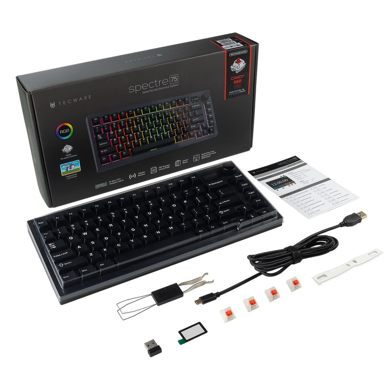 Load image into Gallery viewer, Tecware Spectre 75 Wireless Gaming Mechanical Keyboard Keyboard