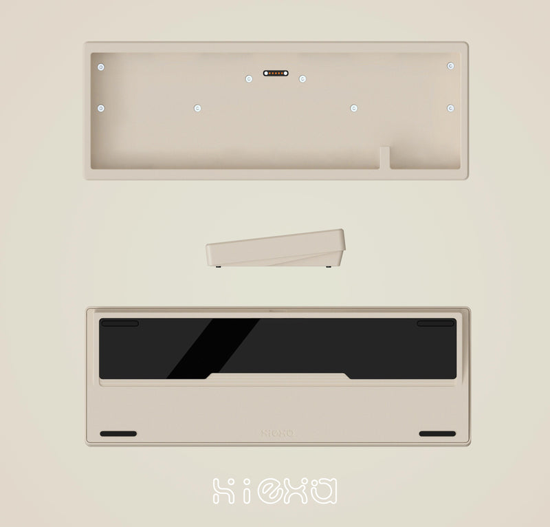 Load image into Gallery viewer, Hiexa V65 65% Mechanical Keyboard - Mirror PVD Weight