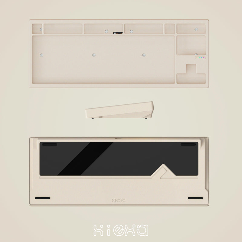 Load image into Gallery viewer, Hiexa V80 - Brushed PVD 80% Wireless Custom Mechanical Keyboard