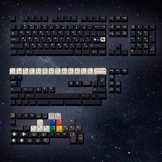 FBB SFC 1990 Dark PBT Cherry Profile Keycap Set