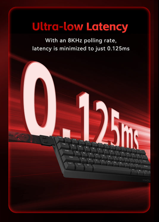 Madlions MAD68 HE PRO 65% Hall Effect Custom Gaming Keyboard