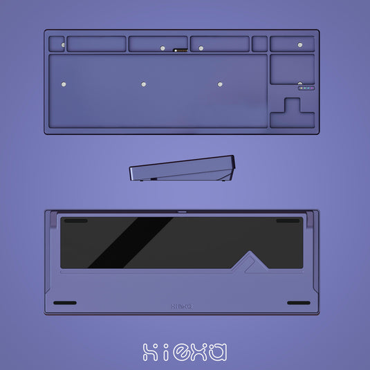 Hiexa V80 - Brushed PVD 80% Wireless Custom Mechanical Keyboard