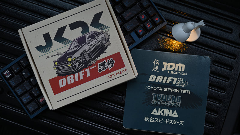 Load image into Gallery viewer, JKDK Drift PBT Cherry Profile Dye-Sub Keycaps