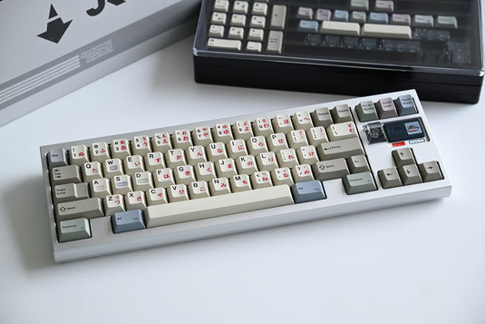 JKDK Retro PBT Cherry Profile Dye-Sub Keycaps