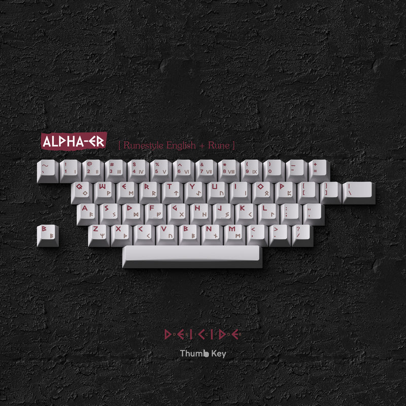Load image into Gallery viewer, THUMB KEY X DOMIKEY DEICIDE Dye-Sub Cherry Profile Keycaps