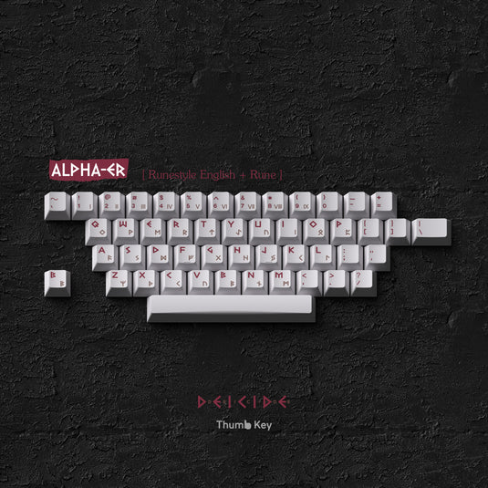 THUMB KEY X DOMIKEY DEICIDE Dye-Sub Cherry Profile Keycaps