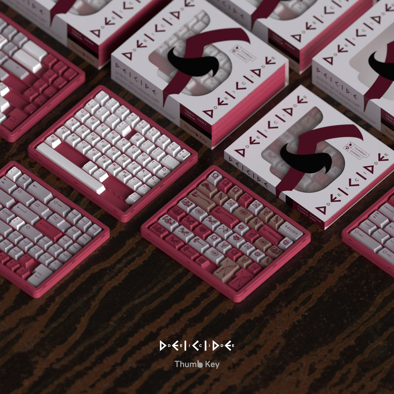 Load image into Gallery viewer, THUMB KEY X DOMIKEY DEICIDE Dye-Sub Cherry Profile Keycaps