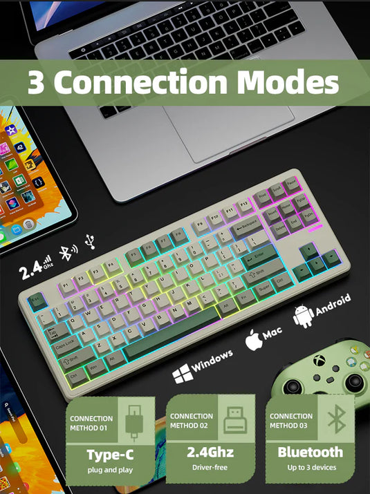 LINKY 87 80%/TKL Custom Mechanical Keyboard