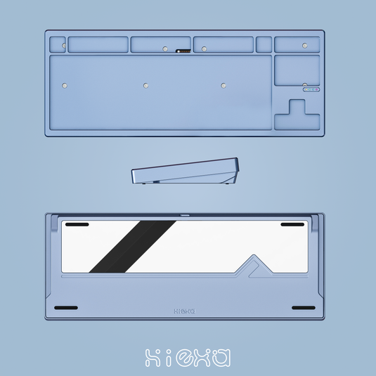 Hiexa V80 - Brushed PVD 80% Wireless Custom Mechanical Keyboard