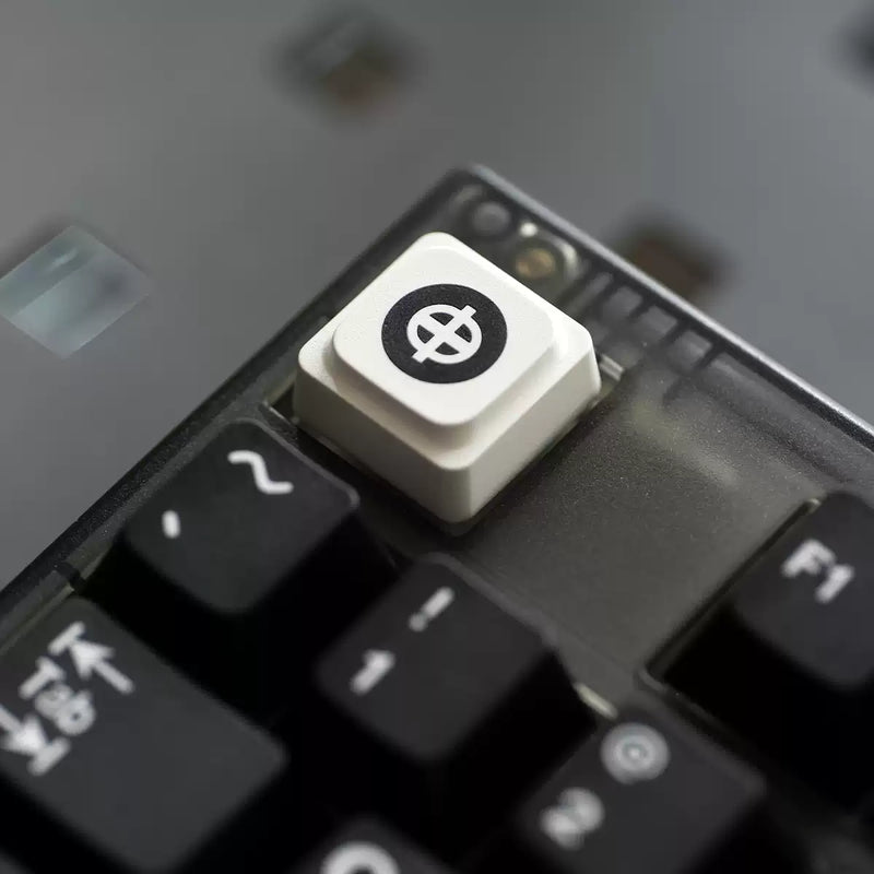 Load image into Gallery viewer, White on Black (WOB) Doubleshot PBT Cherry Profile Keycap Set