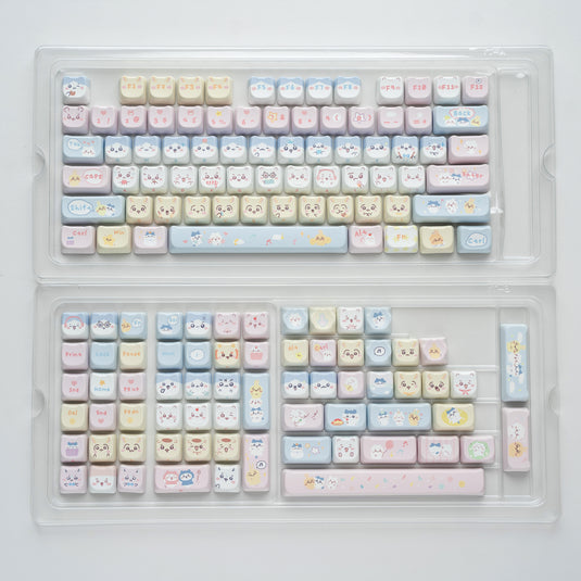 Mecha Chiikawa Themed MAO Profile Keycap Set