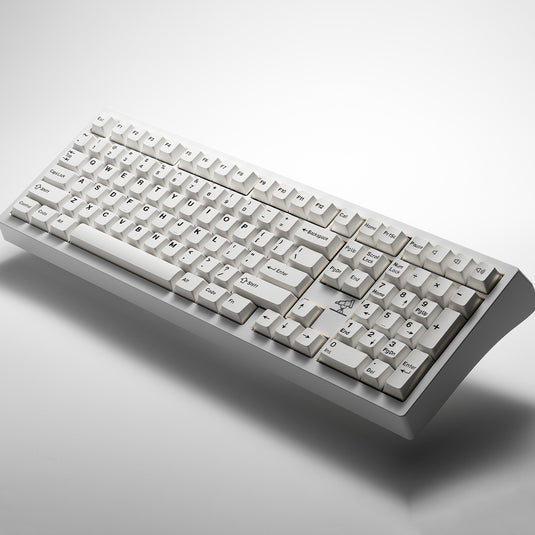 Black on White (BOW) PBT Doubleshot Cherry Profile Keycaps