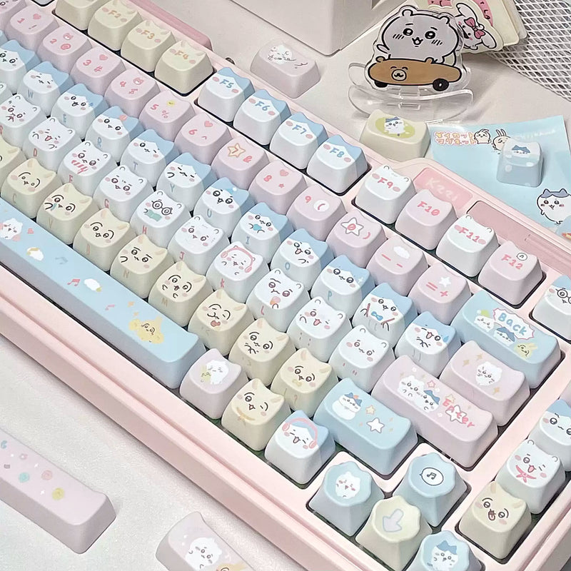 Load image into Gallery viewer, Mecha Chiikawa Themed MAO Profile Keycap Set