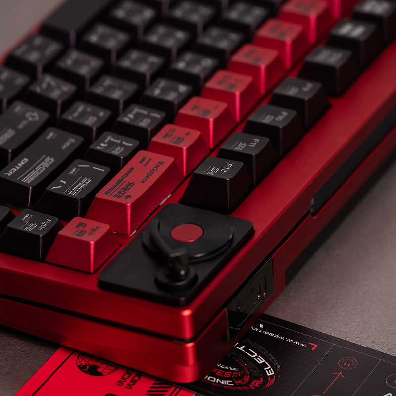 Load image into Gallery viewer, Parametric Pearlescent Metallic Cherry Profile Keycap Set