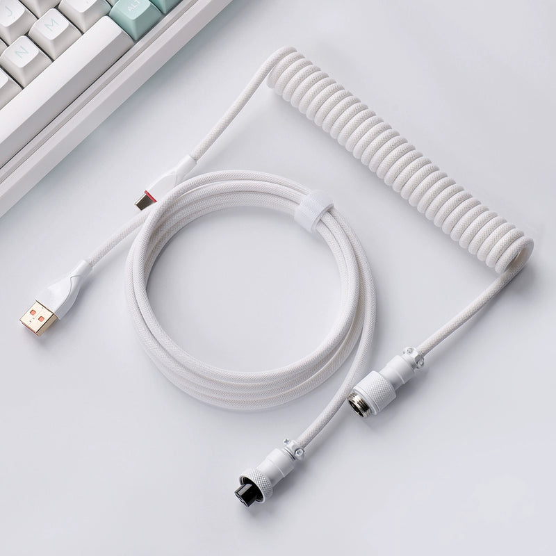 Load image into Gallery viewer, USB-C Coiled Cable (8Khz Compatible)