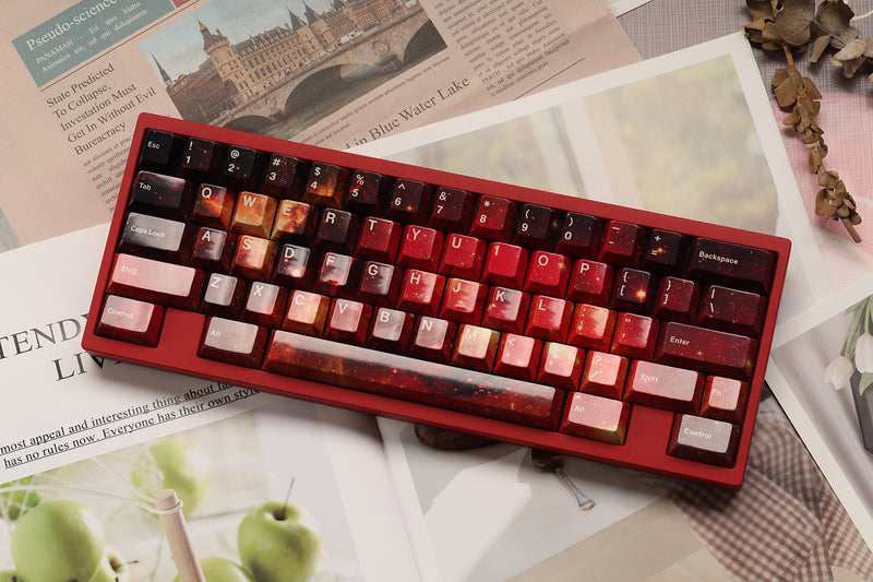 Load image into Gallery viewer, JKDK Supernova Cherry Profile Hi-Gloss Keycap Set