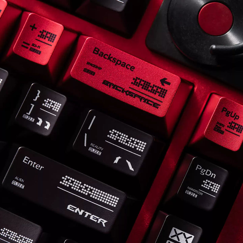 Load image into Gallery viewer, Parametric Pearlescent Metallic Cherry Profile Keycap Set