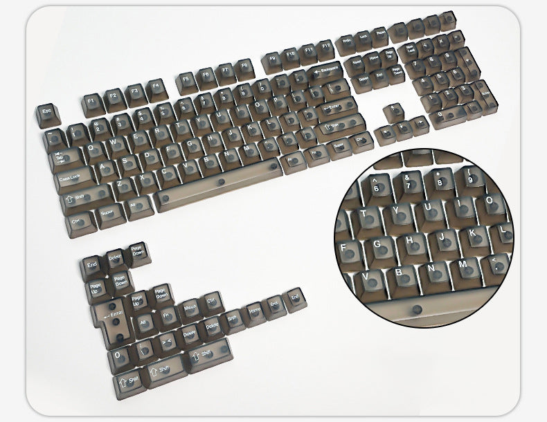 Load image into Gallery viewer, Transparent Shine Through OEM Profile PC Keycaps
