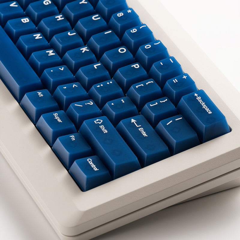 Load image into Gallery viewer, Frosted Blue Cherry Profile Keycaps